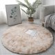 thumbnail image 3 of 40/60/80cm Small Round Shaggy Rug Soft Anti-Skid Mat Living Room Bedroom Carpet Home Decor Winter Co, 3 of 5
