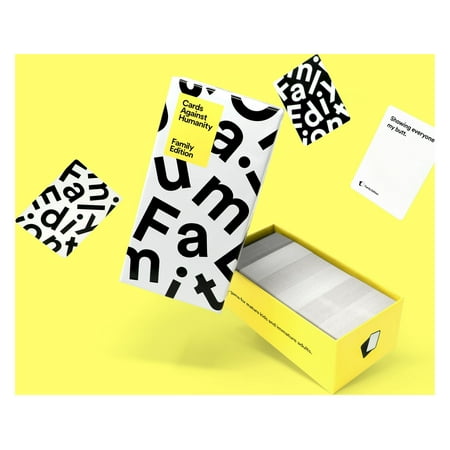 Cards Against Humanity - Cards Against Humanity: Family Edition Main Game - Black/White