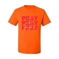 thumbnail image 2 of Wild Bobby Pray On It Pray Over It Pray Through It Inspirational/Christian Men Graphic Tee, Orange, X-Large, 2 of 6