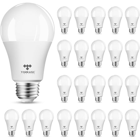 A19 LED Light Bulbs 80 Watt Equivalent, 9 Watt Bright Standard LED Bulbs Non-Dimmable,E26 Screw Base, 5000K Natural Daylight White,Milky Energy Saving Light Bulbs,UL Listed(24-Pack)