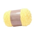 thumbnail image 1 of Hilo de lana grueso, hilo jumbo, hilo para tejer a mano, hilo grueso para manualidades de tejido de tapetes amarillo, 1 of 9