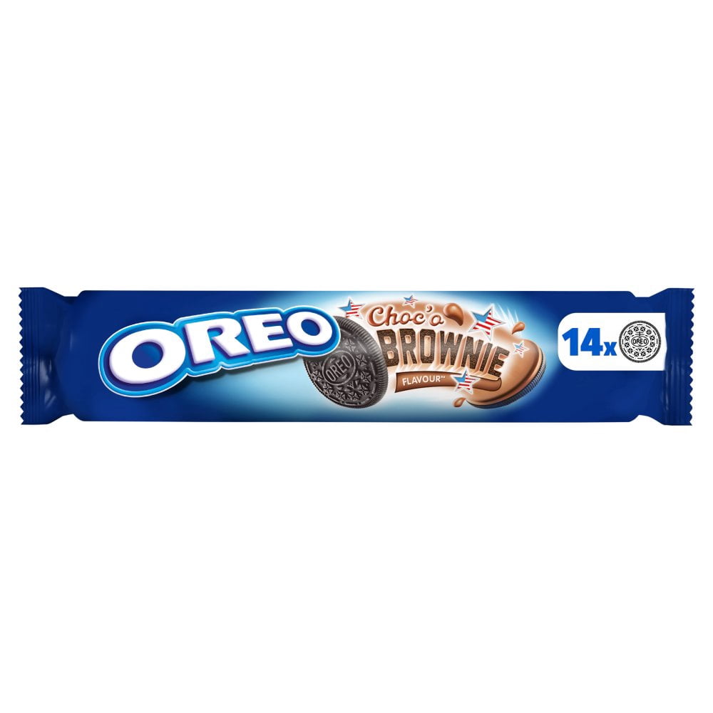 OREO Choco Brownie Sandwich Biscuits 154g (pack of 16)