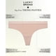 thumbnail image 2 of Pack de 5 tangas de microfibra para mujer, talla XL, de Lucky Brand, 2 of 6