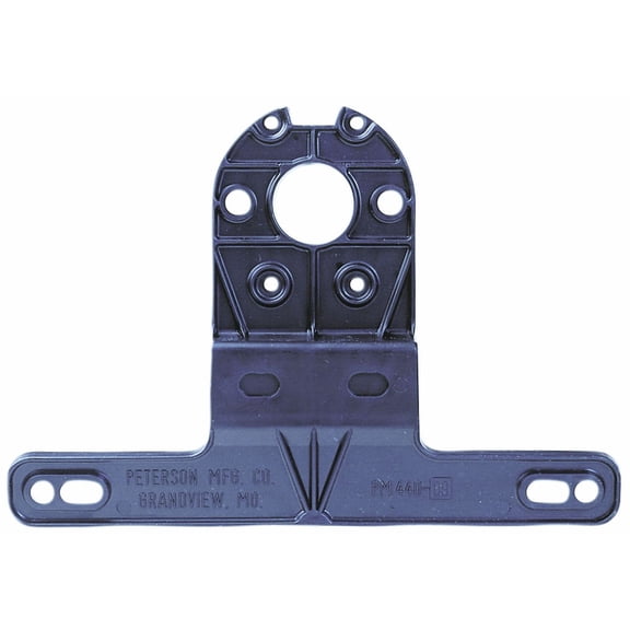 Peterson Manufacturing 440-09 Black 8.5x2.75 Stop & Tail (Lic Bracket Universe Plastic) 1 Pack