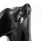 thumbnail image 5 of Stylish Women's Silver Earrings Set One Pair Included Fashion Accessory Gift for Her, 5 of 5