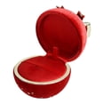 thumbnail image 3 of Joyero de lujo con forro suave para cumpleaños, propuesta y San Valentín. rojo para colgante, 3 of 9