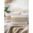 thumbnail image 3 of Outdoor Pillows Waterproof, Farmhouse Beige Striped Bedding Throw Pillows with Insert for Couch Sofa Bed, Modern Minimalist Stripes 12x20 Inch Pillowcases Decorative Camping Patio Pillow Set of 2, 3 of 8