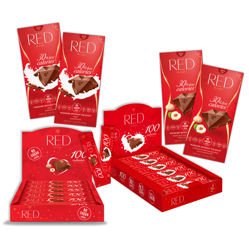 RED Chocolate Milk Chocolate Lovers Pack