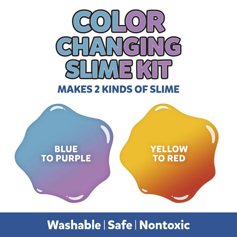 Elmer's® Color Slime Kit, (1) 5 oz Pink Color Glue, (1) 5 oz Purple Color  Glue, (2) 2.3 oz Elmer's Magical Liquid