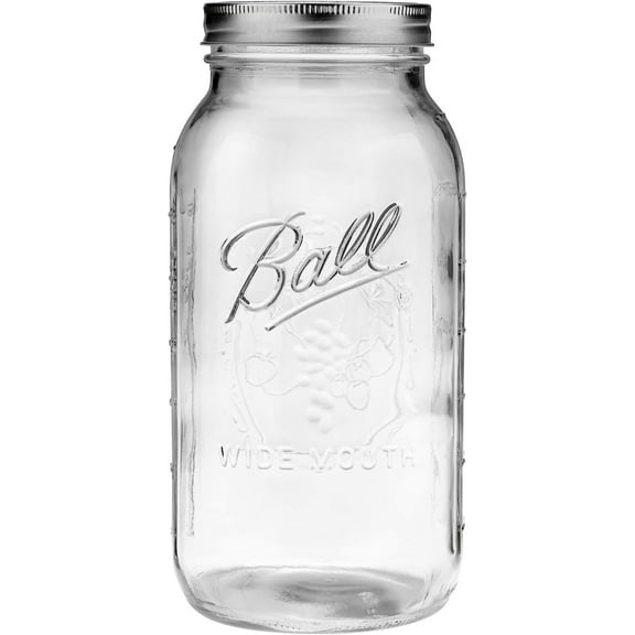 1 Ball 64oz Wide Mouth Half Gallon Mason Jar