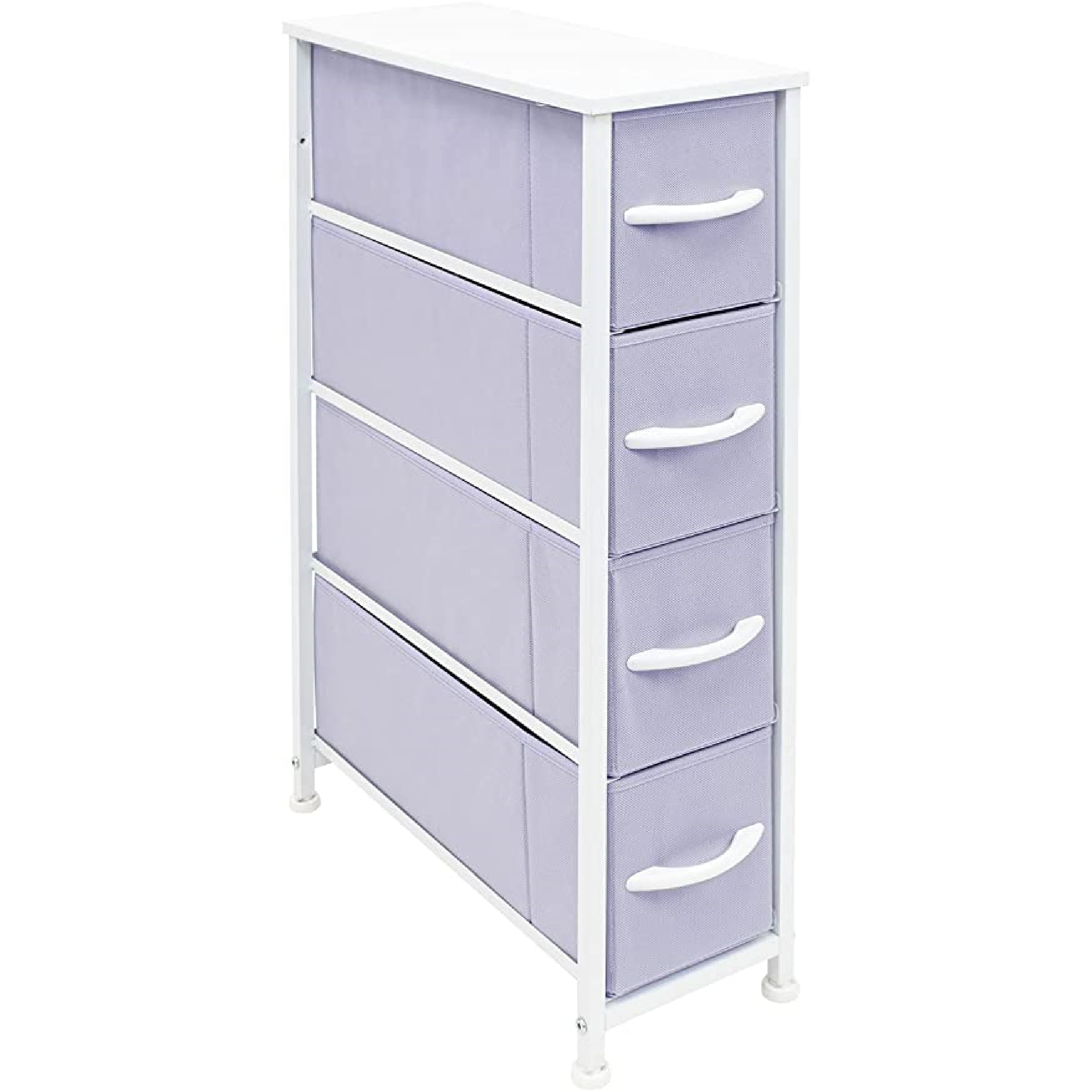 Sorbus Narrow Dresser Tower with 4 Drawers Vertical Storage for