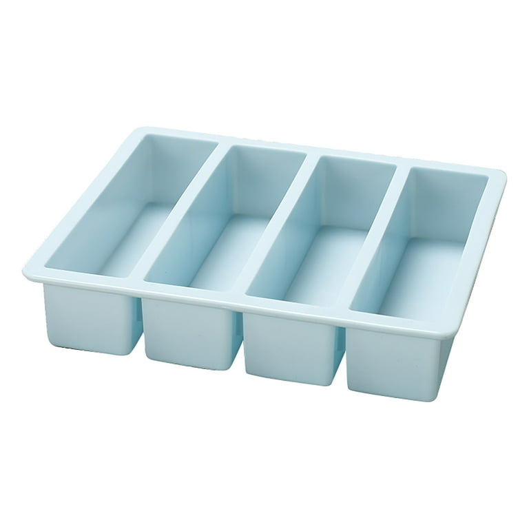 Silicone Ice Cube Tray with Lid Flexible 14 Ice Cube Mold 1X Kitchen New