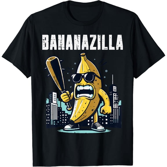 Men Women Bananazilla Monster Fruit T Shirt Size S-5XL