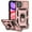 Rosegold, variant on iPhone 11 Case,Dteck Shockproof Rubber Rugged Case Hybrid Hard Ring Holder Kickstand Slide Camera Lens Protector Cover for Apple iPhone 11,Gold