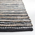 thumbnail image 3 of SAFAVIEH Vintage Leather Augustin Striped Area Rug, Black/Ivory, 8' x 10', 3 of 8