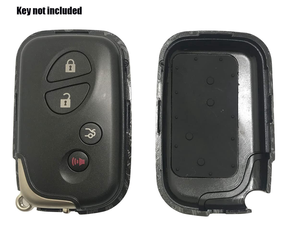 ABS Carbon Fibre Protector Key Fob Cover Case fit for Lexus ES350 GS300 GS350 GS430 GS450h ISC IS250 IS350 LS460 LS600h Keyless Entry Key Fob HYQ14AAB 89904-50380 89904-30270