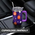 thumbnail image 7 of Happy Halloween Ghost Mug with Handle and Straws 40 oz Vacuum Insulated Halloween Travel Mug Birthday Present for Men Dad Son Husband Gifts for Him/Her Coffee Mugs, 7 of 7