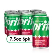 Sprite Winter Spiced Cranberry, Lemon Lime Mini Soda Pop Soft Drink, 7.5 fl oz, 6 Pack Cans