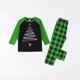 thumbnail image 1 of Pijama familiar europeo con estampado navideño de moda, traje para padres e hijos, blusa y pantalones de poliéster., 1 of 3