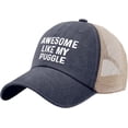 thumbnail image 2 of Awesome Like My Puggle Hat Trucker Hat Men Vintage Mesh Cap for Summer, 2 of 8