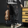 thumbnail image 3 of Autumn Drawstring Hip Hop Joggers Cargo Pants For Men Casual Baggy Streetwear Sweatpants y2k Harem Trousers Hombre Pantalones, 3 of 6