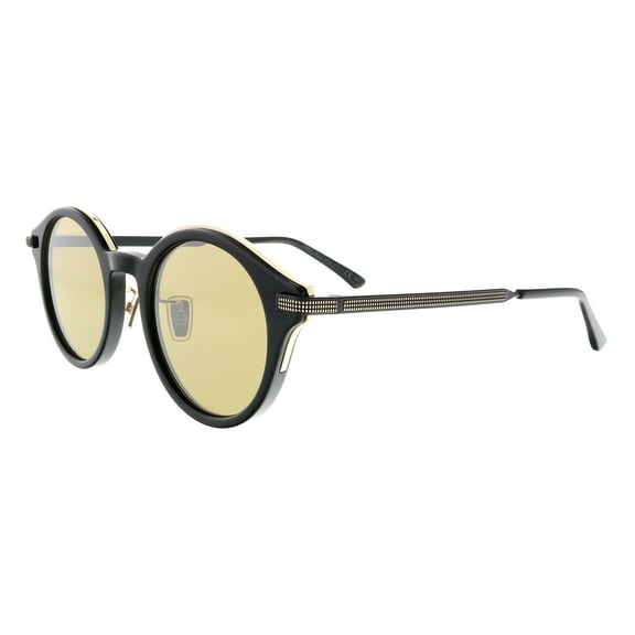 Jimmy Choo NICK/S 02M2 Black/Gold Round Sunglasses for womens