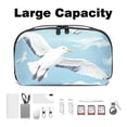 thumbnail image 3 of Seagull Portable Oxford Cloth Waterproof Charger Case and Electronic Travel Case Organizer, Small Outdoor Storage Box for PC Case - 5.9x9.44x3.14 in., 3 of 6