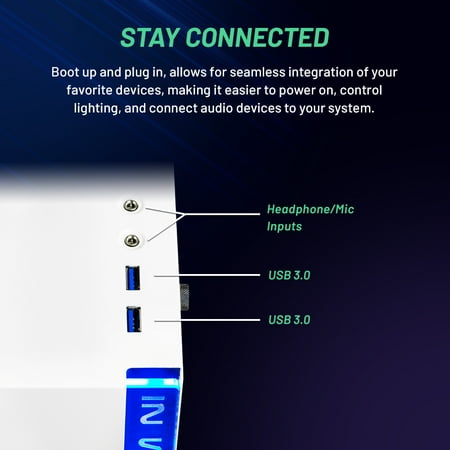 Skytech Gaming - SHIVA Gaming Desktop - Intel Core i7-11700F - 16GB Memory - NVIDIA GeForce RTX 3060 12GB - 1TB SSD - 240mm AIO - White