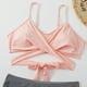 thumbnail image 3 of Conjuntos De Bikini De Cintura Alta Conjuntos de bikini de cintura alta para mujer Traje de baño sexy de ropa de playa simple dividido (Rosa claro S) Ygjytge para Mujer Rosa claro T S, 3 of 9