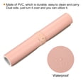 thumbnail image 4 of Uxcell 28"x14" Desk Mat Protector, PU Leather Dual Side Waterproof Mouse Pad Writing Mat for Office Home, Pink/Silver, 4 of 5