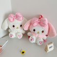 thumbnail image 2 of Sanrio-Mochila De felpa My Melody para niña, morral Kawaii de animales de peluche, bolso de peluche de Anime, bolsos de hombro de dibujos animados, bonito regalo Fivean unisex, 2 of 2