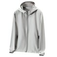 thumbnail image 1 of Weiqiqre Mens Lightweight Running Jacket Sun Protection Top Solid Color Long Sleeved Hooded Top, 1 of 7