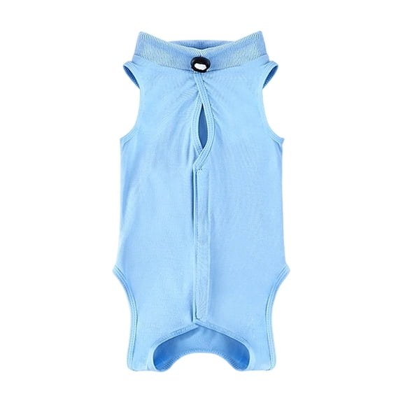 Cat Spay Recovery Suit, Summer Thin Breathable Elastic Anti-Lick Pet Weaning & Post-Surgery Clothing, Elastic Fit For Comfortable Wear For Cats Size L1