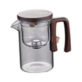 thumbnail image 3 of veasfak Glass Teapot with Infuser Multipurpose Tea Kettle for Hiking Kitchen Camping clear 520ml, 3 of 9