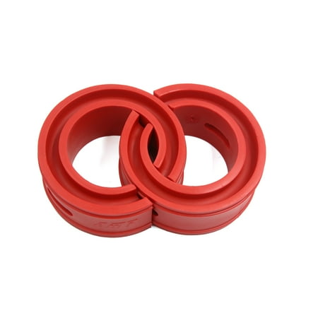 Spring Kit Rubber - Father' s Day Gift l Type-D Red Car Rubber Shock Absorber Spring Bumper Buffer Power Cushion 2pcs