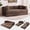 Corduroy | Coffee Color, variant on Brown 78.8 Inch 5-in-1 Convertible Corduroy Sofa Bed, Modular Loveseat Folds to King Size Sleeper, No Assembly Required for Living Room Bedroom Guest Room