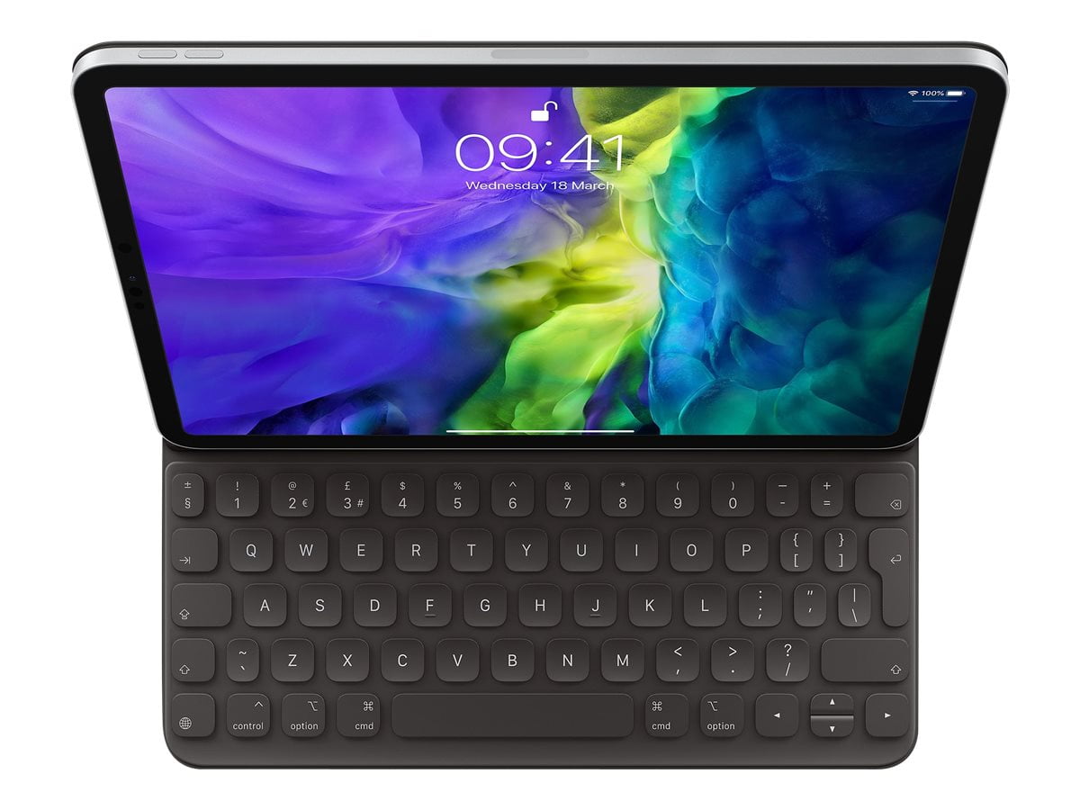 Apple Mxnk2ll A Smart Keyboard Folio For Ipad Air 4th Gen And Ipad Pro 11 Inch 2nd Generation Walmart Com Walmart Com