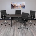 thumbnail image 2 of Pemberley Row 5 Piece Melamine Rustic Gray 72" Conference Table Set, 2 of 9