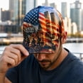 thumbnail image 6 of 9/11 25th Anniversary Hat 911 We Will Never Forget Baseball Cap Patriotic Vintage Hats for Men Women, 6 of 6