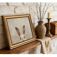 thumbnail image 6 of Yippzo Vintage Gold Framed Wall Art for Living Room Bunny Canvas Prints Rabbit Oil Painting Picture Rustic Easter Wall Decor for Home Office 8x12in, 6 of 7