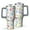White Dog Paw, variant on OBREWU White Poodle Dog and Sunflowers Tumbler with Handle and Lid,White Poodle Dog and Sunflowers 40oz Double Wall Vacuum Insulated Tumbler,Cups Gift for Women and Men