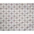 thumbnail image 4 of oneOone Polyester Lycra Brown Fabric Geometric Check Craft Projects Decor Fabric Printed by The Yard 56 Inch Wide, 4 of 4