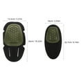 thumbnail image 2 of Masteelf 4 Pcs Combat Knee Pad Sports Protective Sets Combat Knee Pads Elbow Pads Hunting Pants Protective Pads For Hunting Green, 2 of 8