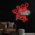 thumbnail image 2 of Glowneon Sleigh Bell Ring Neon Sign, Sleigh Bell Ring LED Sign, Merry Christmas LED Sign, 2 of 5