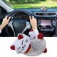thumbnail image 3 of Estatuilla De Coche De Gato De La Fortuna, Decoración Interior De Coche Inodoro Con Diamantes De Imitación Ostentosos Para El Dormitorio Del Hogar Para El Salpicadero Del Coche, 3 of 7