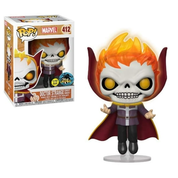 Funko Pop! Marvel #412 GITD Doctor Strange Ghost Rider (2018 Comikaze Exclusive)