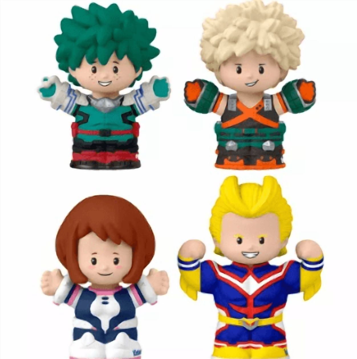 My Hero Academia Anime Series Special Edition Set: 4 Action Figures by Little People
