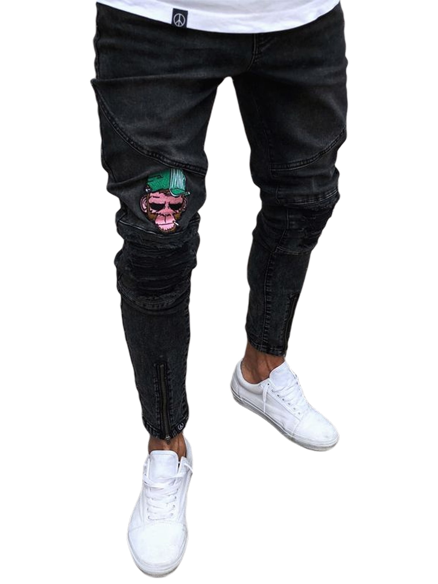 mens stretchy skinny jeans