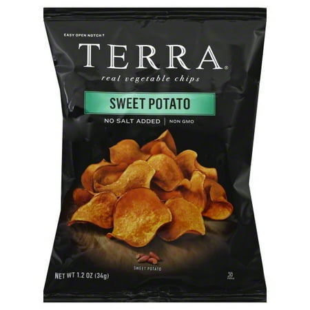 (BB: 2/19/24) terra SWEET POTATO CHIPS 1.2 oz bag 24 count box best by April 10/2021