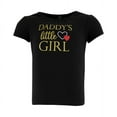 thumbnail image 5 of Hudson Baby Infant Girl Short Sleeve T-Shirts, Girl Daddy Red Black, 18-24 Months, 5 of 5